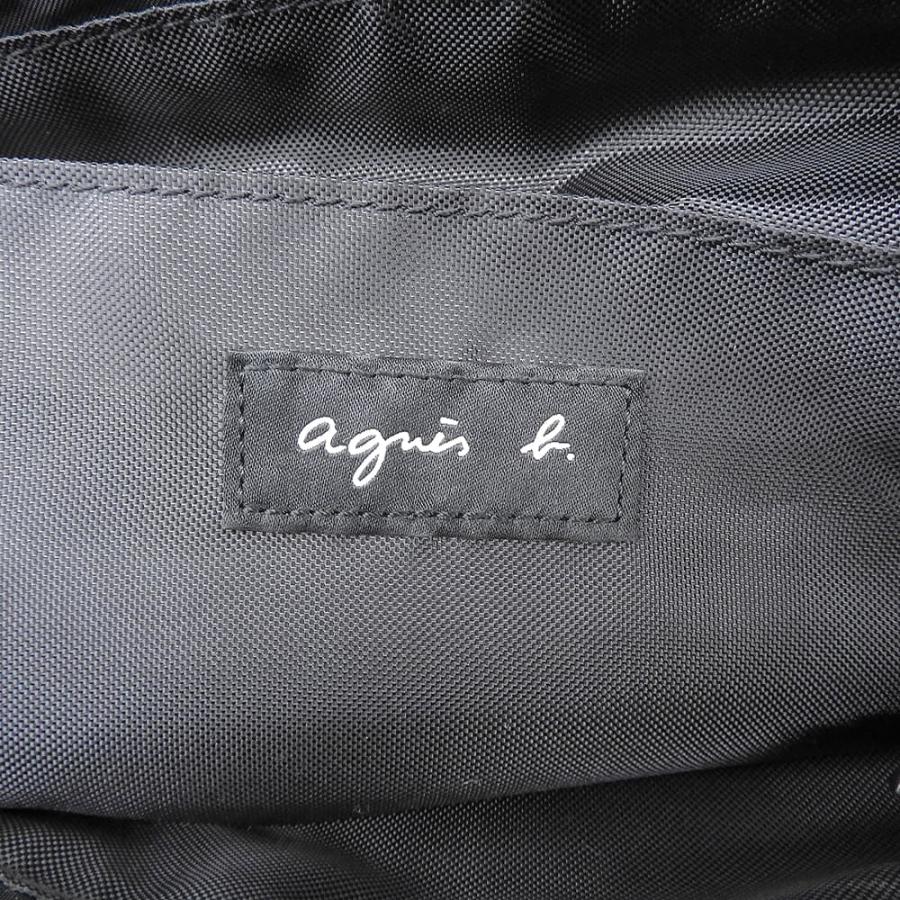 美品 agnes b アニエスベー ナイロン クロスボディバッグ ショルダー
