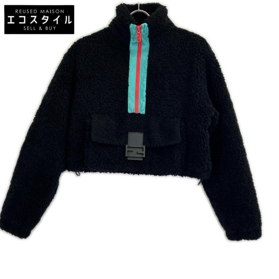 FENDI（フェンディ） ブラック FJ7352AM35 22年製 フリースジャケット 