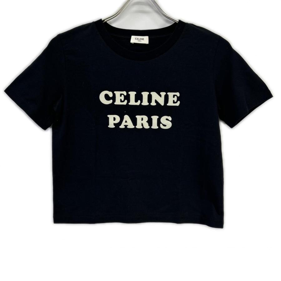 CELINE（セリーヌ） ブラック 2X885671Q フロッキープリント Tシャツ 
