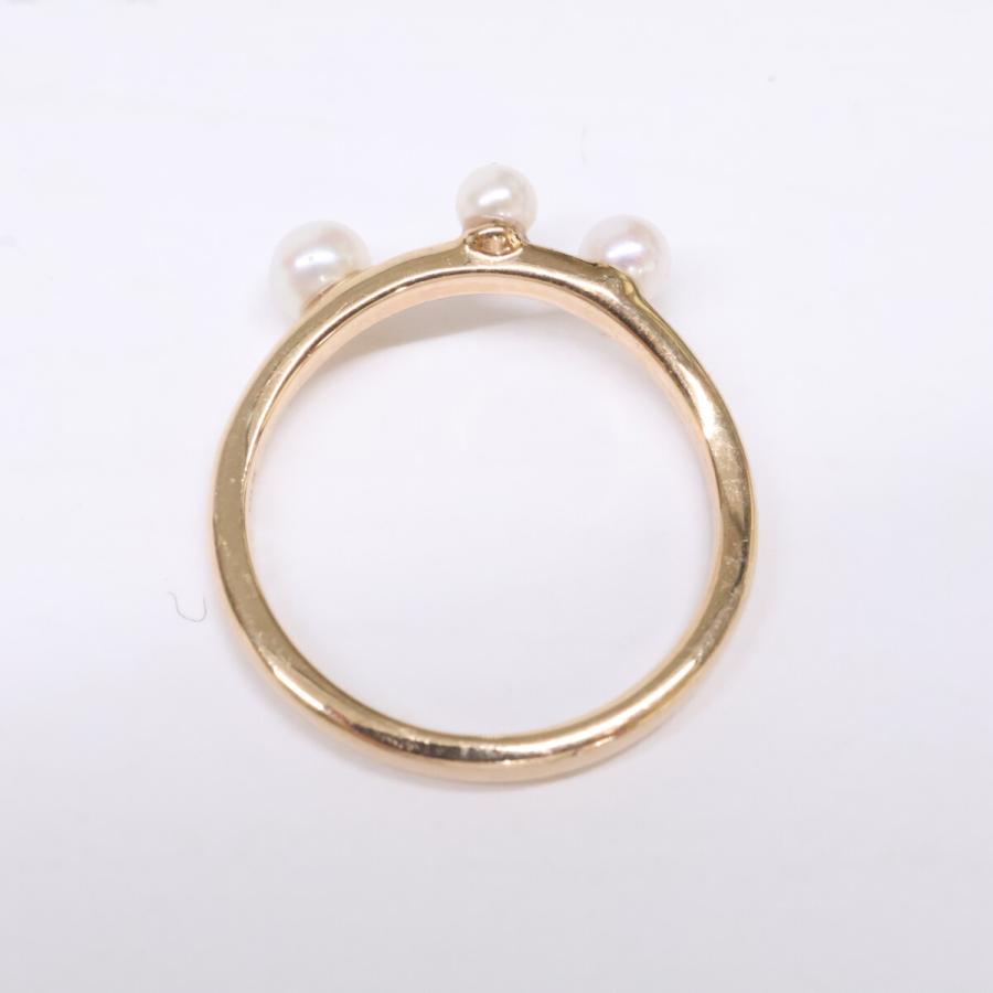 ete（エテ） 美品 K18 パール リング 指輪 レディース : ブランド 