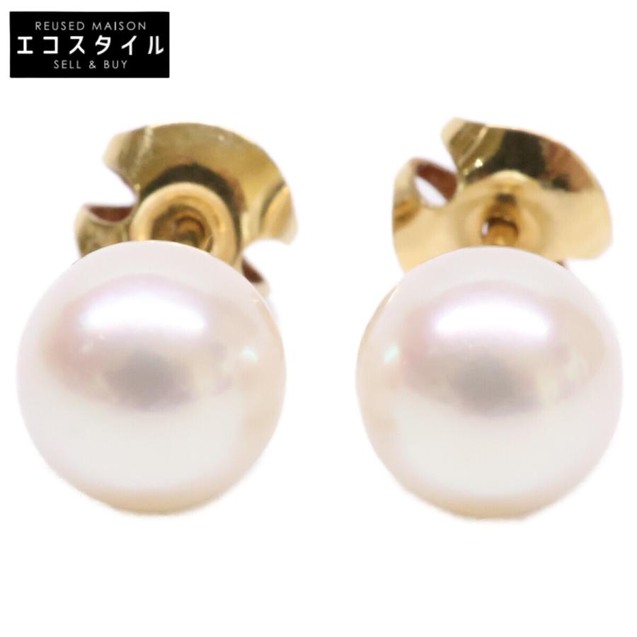 MIKIMOTO（ミキモト） 美品 K18 パール ピアス レディース : ブランド 