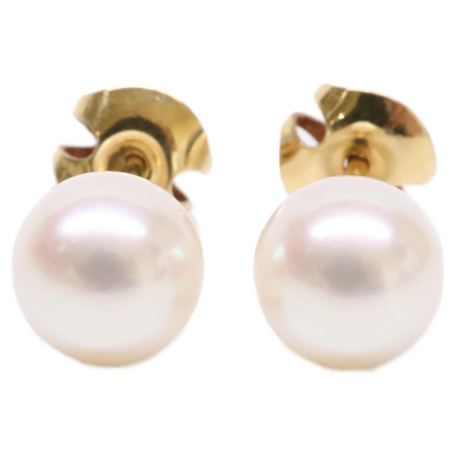 MIKIMOTO（ミキモト） 美品 K18 パール ピアス レディース : ブランド 