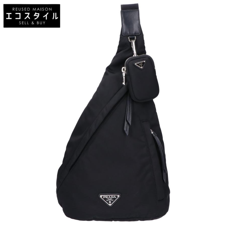 PRADA（プラダ） 2VZ092 リナイロンxレザー ワンショルダーバック 