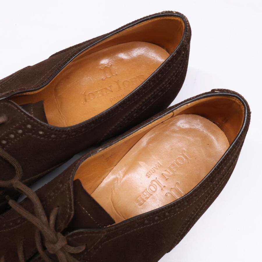 JOHNLOBB ジョンロブ MARSHALL マーシャル 236ラスト スエード ウィングチップ ダービーシューズ 8E JOHN LOBB（ジョンロブ） MARSHALL マーシャル 236ラスト スエード