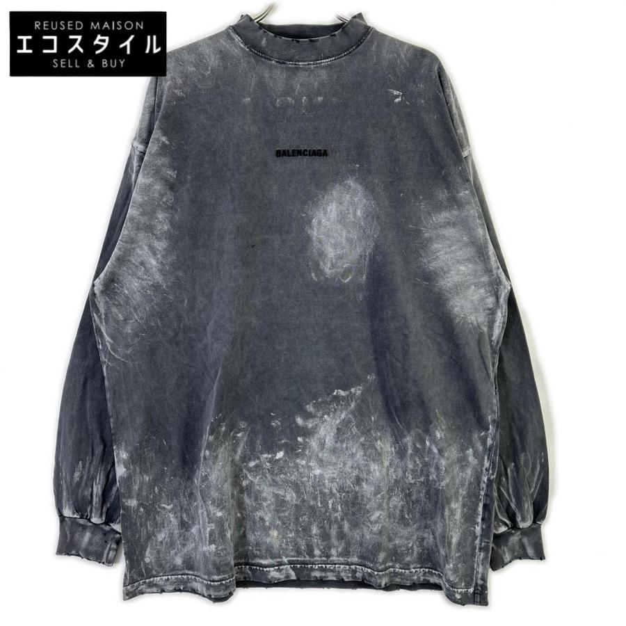 BALENCIAGA（バレンシアガ） 796917 バックロゴ ダメージ加工 ロング