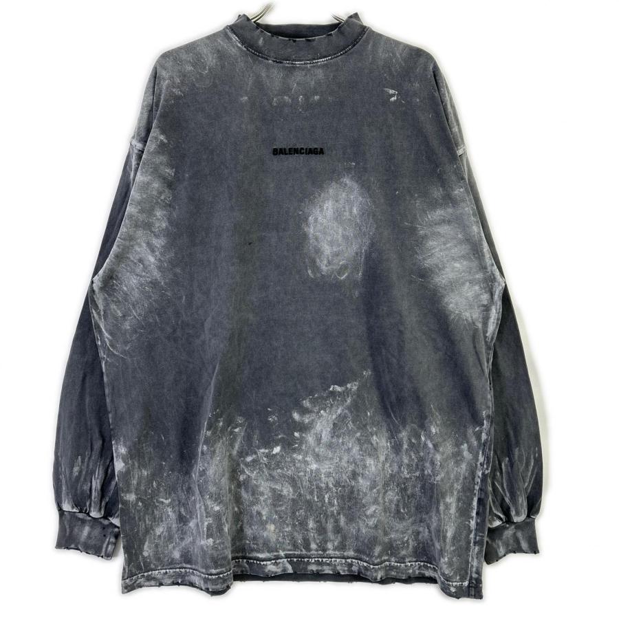 BALENCIAGA（バレンシアガ） 796917 バックロゴ ダメージ加工 ロング