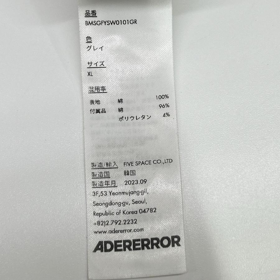 ADER error アーダーエラー BMSGFYSW0101GR グレー クルーネック
