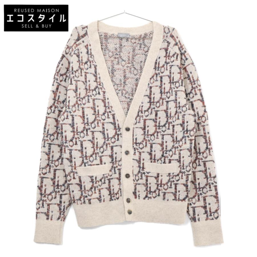 美品/国内正規 DIOR ディオール 213M233AT662 オブリーク ニット 