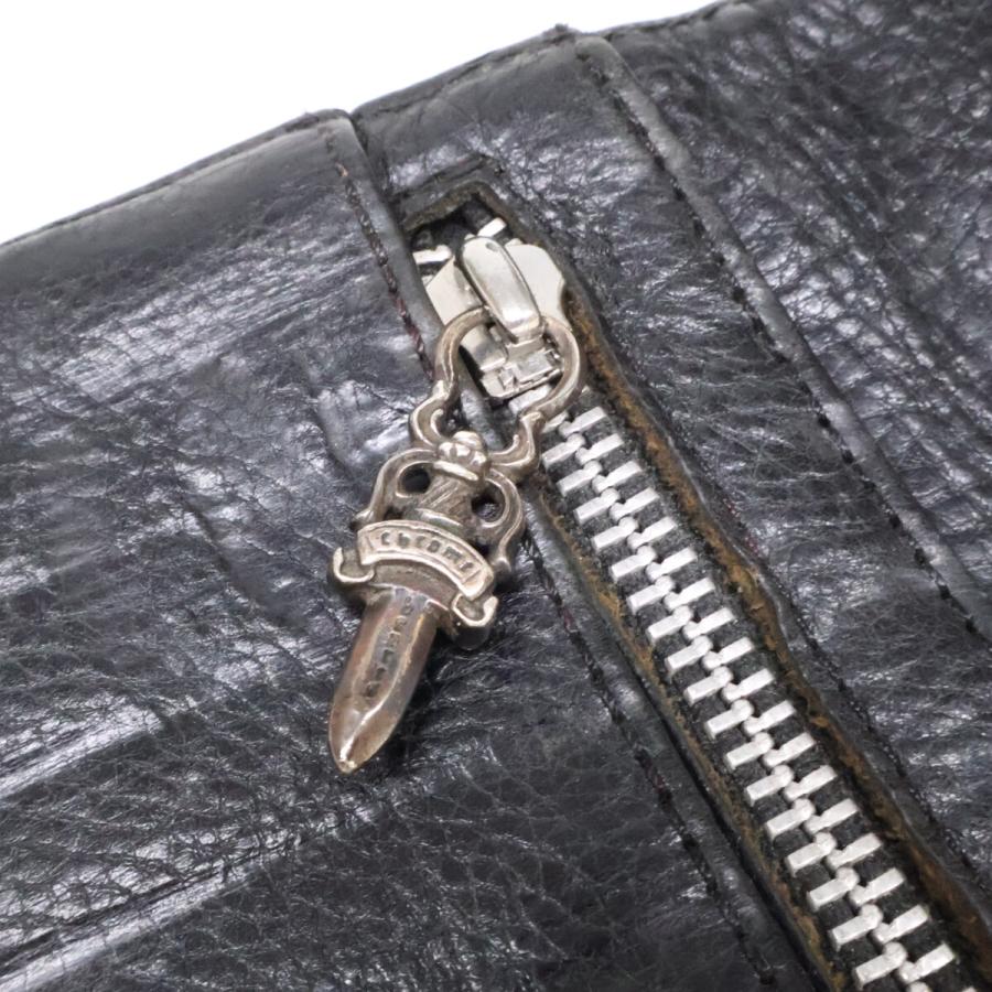Chrome Hearts クロムハーツ クロスボタン ウェーブ ロングウォレット 