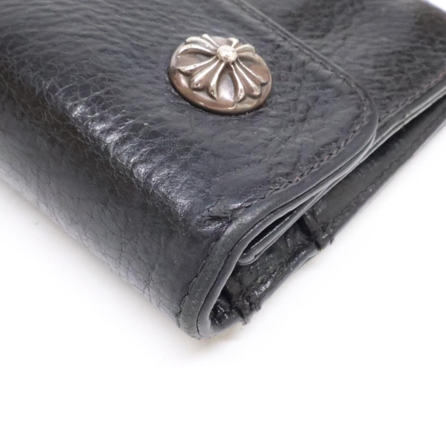 Chrome Hearts クロムハーツ クロスボタン ウェーブ ロングウォレット 