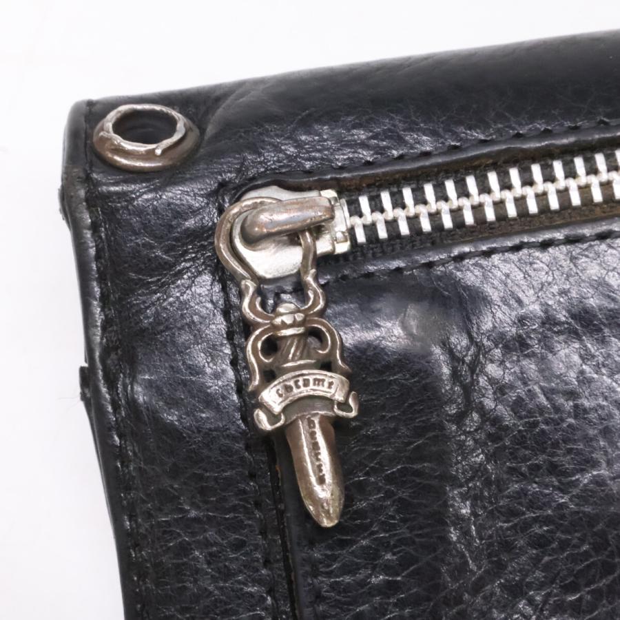 Chrome Hearts クロムハーツ クロスボタン ウェーブ ロングウォレット 