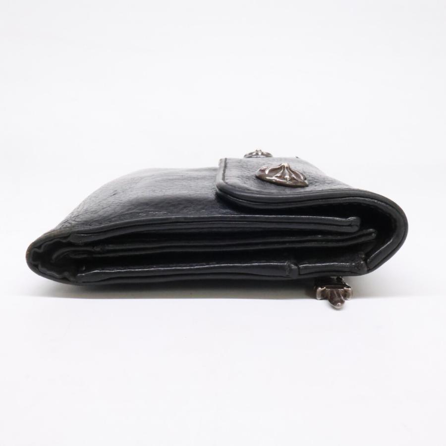 Chrome Hearts クロムハーツ クロスボタン ウェーブ ロングウォレット 