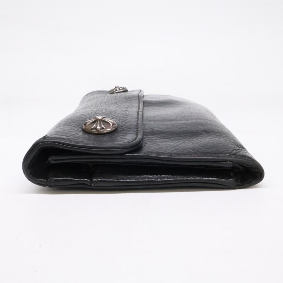 Chrome Hearts クロムハーツ クロスボタン ウェーブ ロングウォレット 