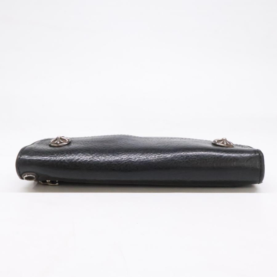Chrome Hearts クロムハーツ クロスボタン ウェーブ ロングウォレット 