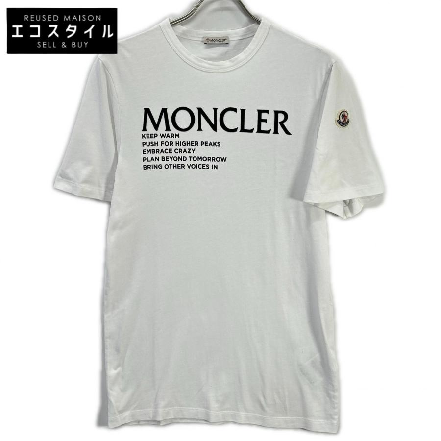 MONCLER（モンクレール） ホワイト G20918C00042 21年製 フロッキー T