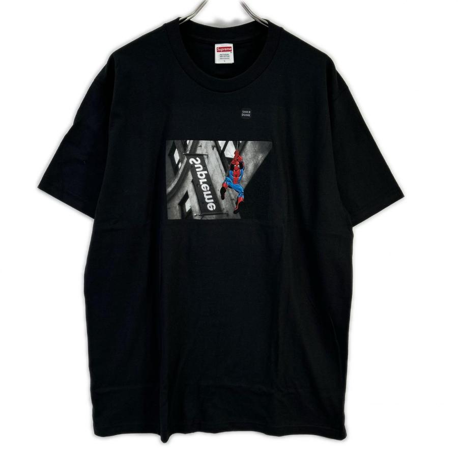 Supreme スパイダーマン Tシャツ ブラック L 売り切り価格 Supreme（シュプリーム） 美品/ ブラック Spider-Man Tシャツ L メンズ