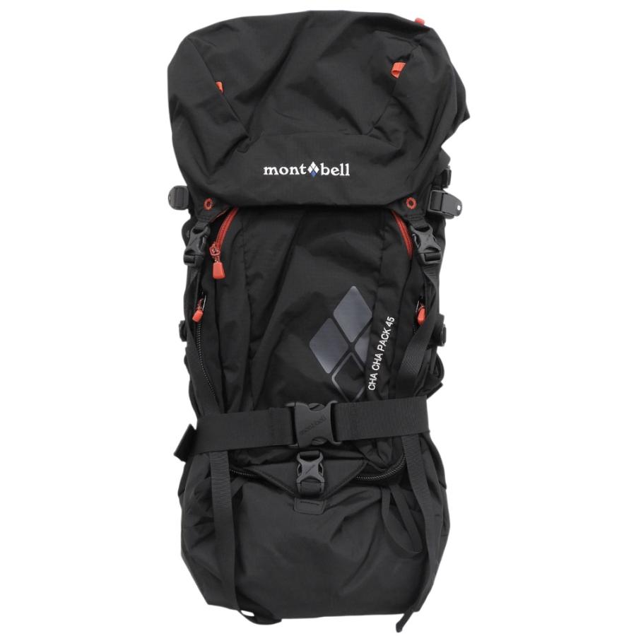 mont-bell モンベル 新品同様 チャチャパック45 リュック デイパック メンズ ブラック 1123959 mont-bell（モンベル） 新品同様 チャチャパック45 リュック