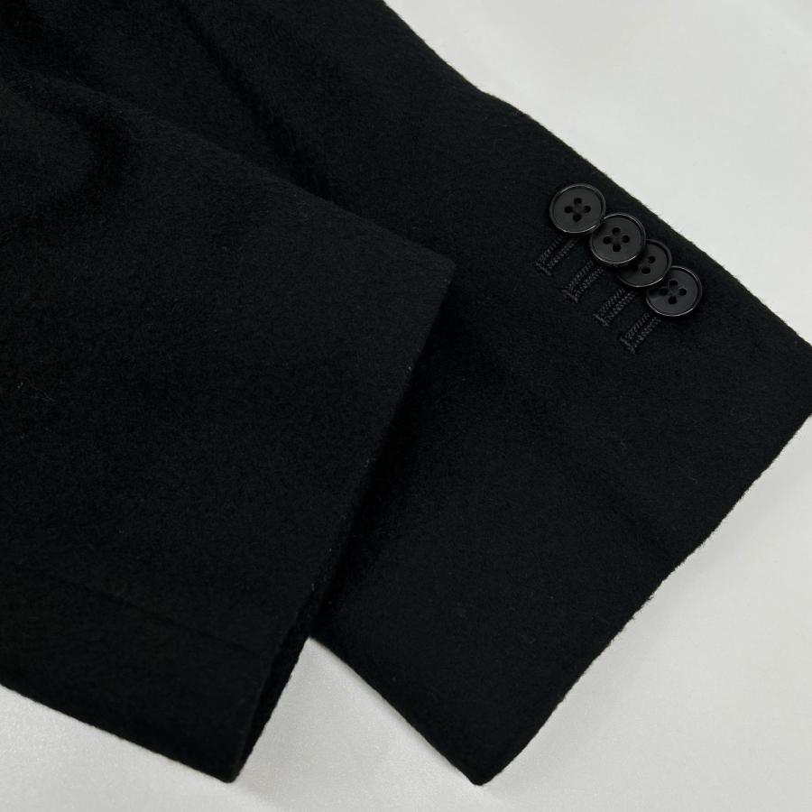 極美品　ユニバーサルランゲージ　コロンボ　チェスターコート UNIVERSAL LANGUAGE ユニバーサルランゲージ ブラック カミシヤ