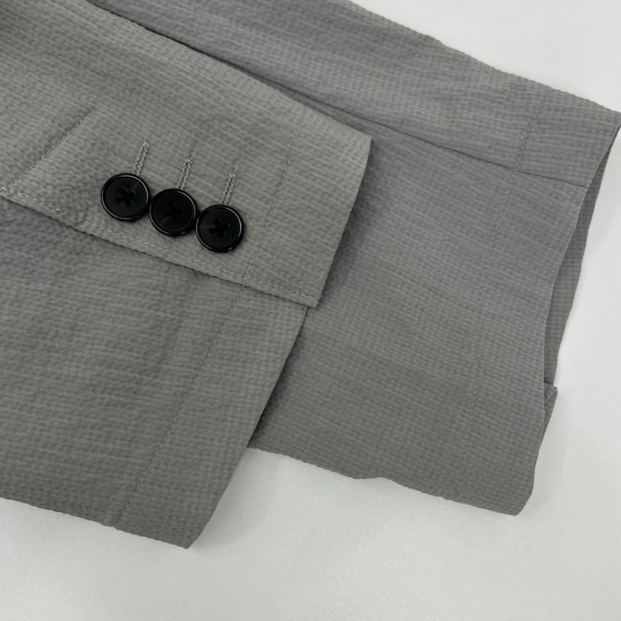 Theory セオリー グレー 5204000 25SS シアサッカー 2B テーラードジャケット 42 theory（セオリー） グレー 5204000 25SS シアサッカー 2B テーラード