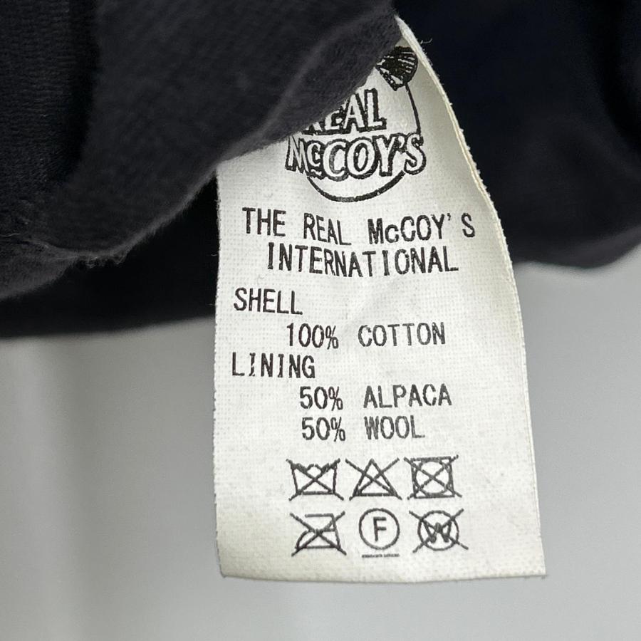 THE REAL McCOY'S（ザ・リアルマッコイズ） ネイビー アルパカ襟