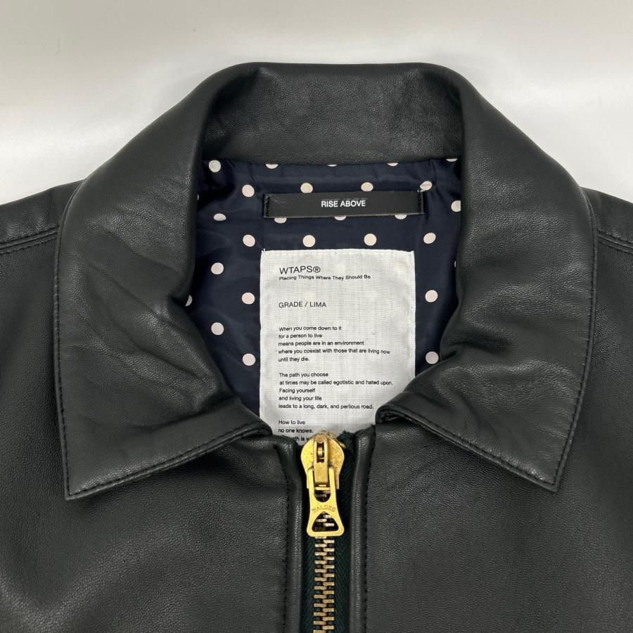 WTAPS（ダブルタップス） 092NWDT-JKM01 グリーン シープスキン レザー