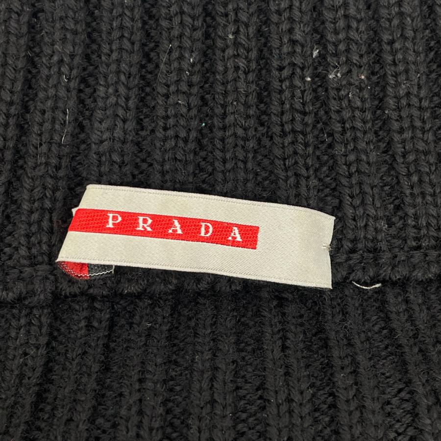 PRADA SPORT プラダスポーツ ブラック ウール ドライバーズ PRADA SPORT プラダスポーツ ブラック ウール ドライバーズ