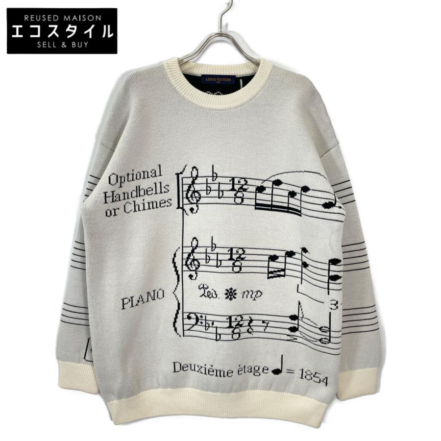 LOUIS VUITTON ルイヴィトン 19AW HHN93W 音符クルーネックセーター