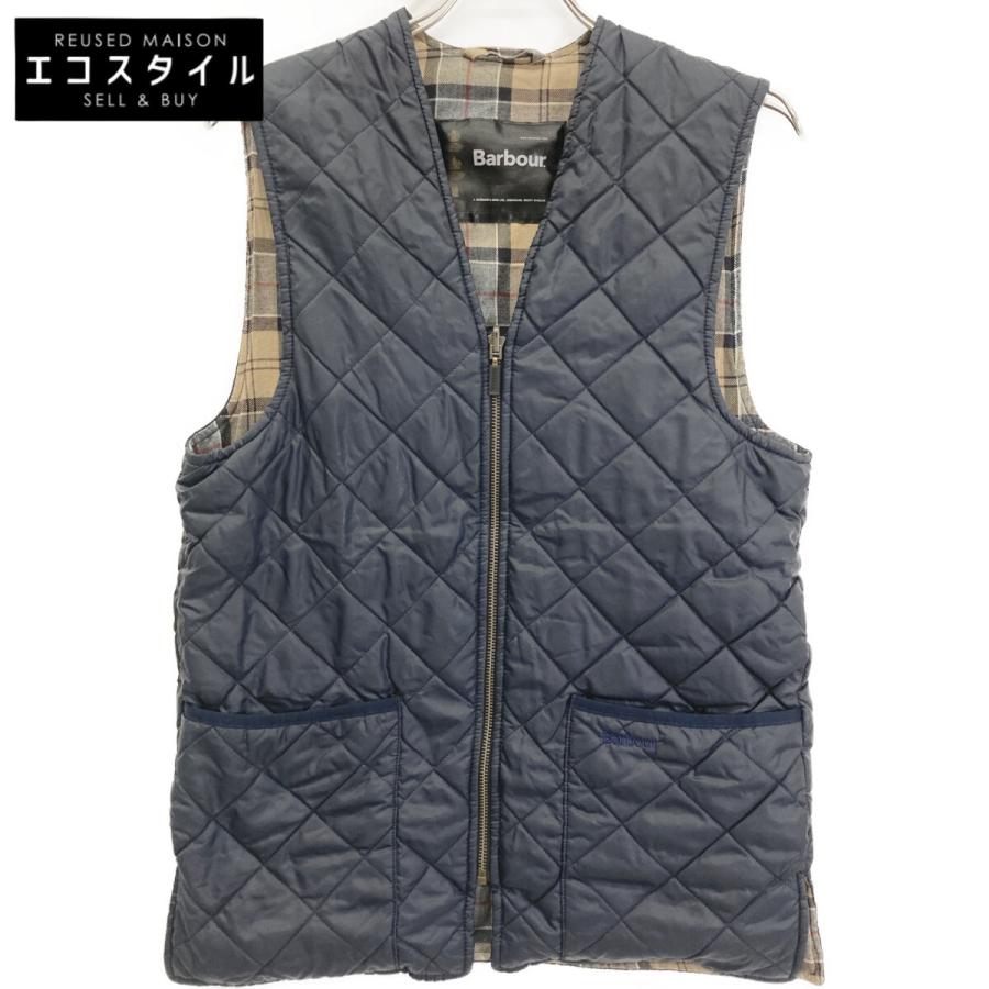 Barbour バブアー A856 ネイビー QUILTED WAISTCOAT 38 ベスト メンズ