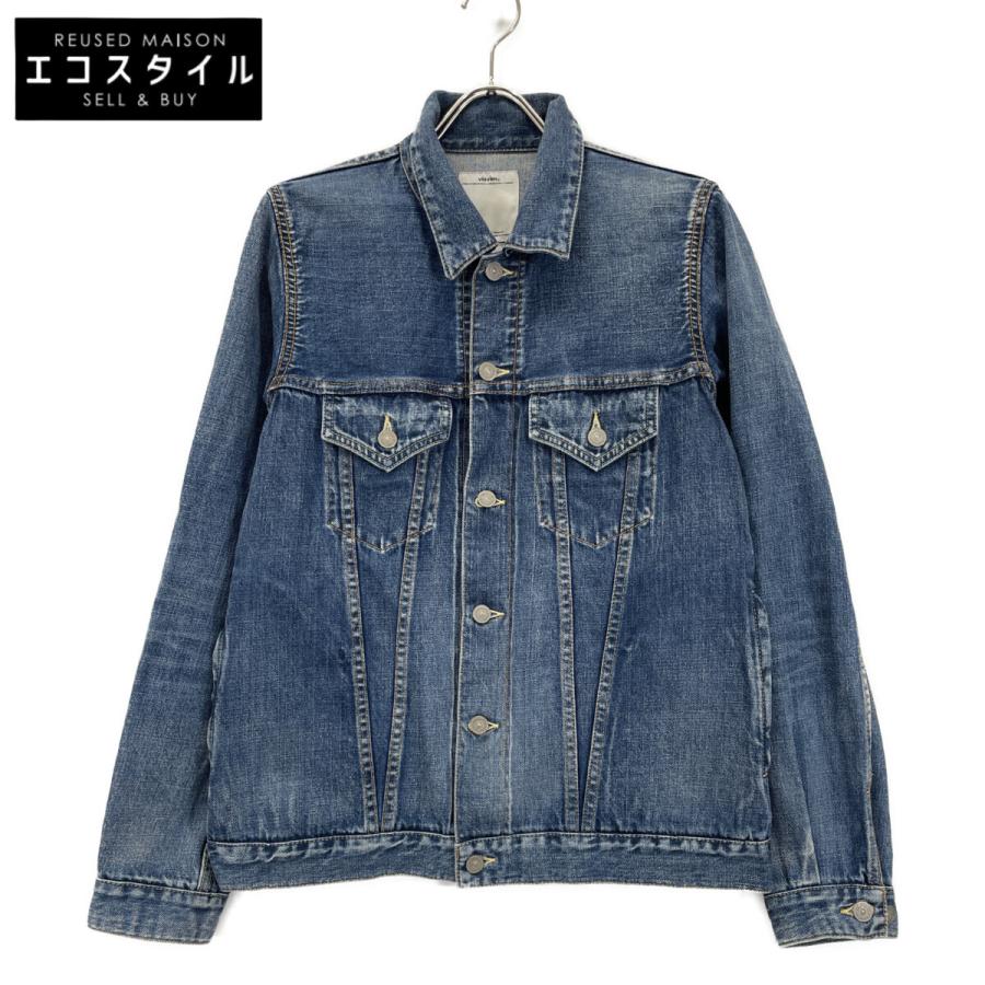 VISVIM ビズビム ブルー 103 デニム ジャケット 3 コットン メンズ