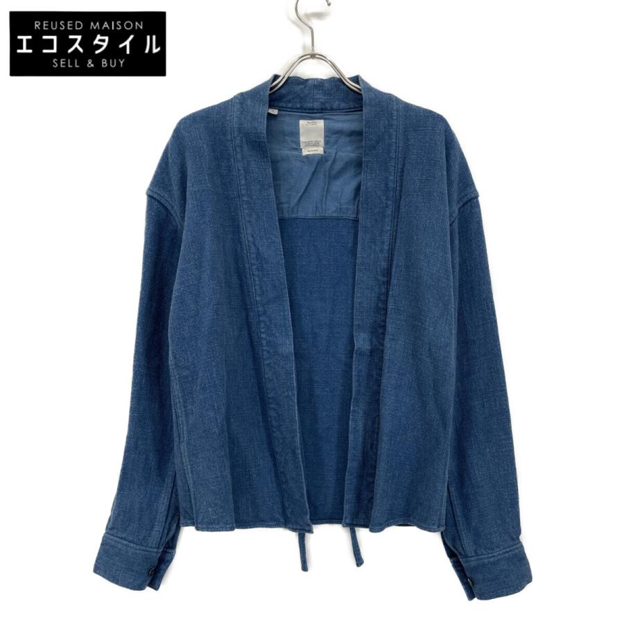 visvim(ビズビム) LHAMO SHIRT MOTER CLUBサイズ2 VISVIM ビズビム 青染 LHAMO SHIRT ブルー 2 トップス レーヨン メンズ