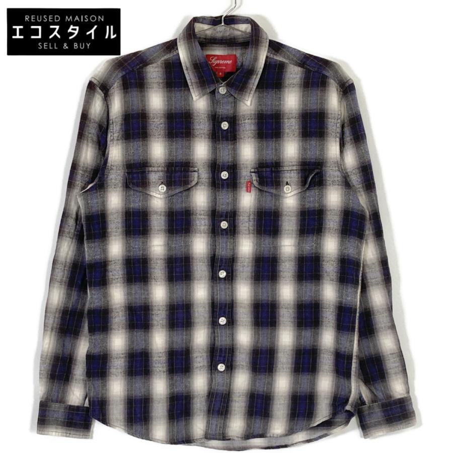 Supreme（シュプリーム） 11AW パープル オンブレ フランネルシャツ