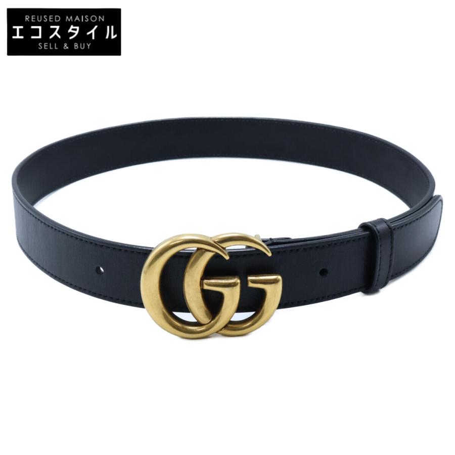 ⭐極美品⭐グッチ 414516 (数回使用)ほぼ新品 GUCCI（グッチ） 美品 414516 ダブルG ベルト 70・28 ブラック