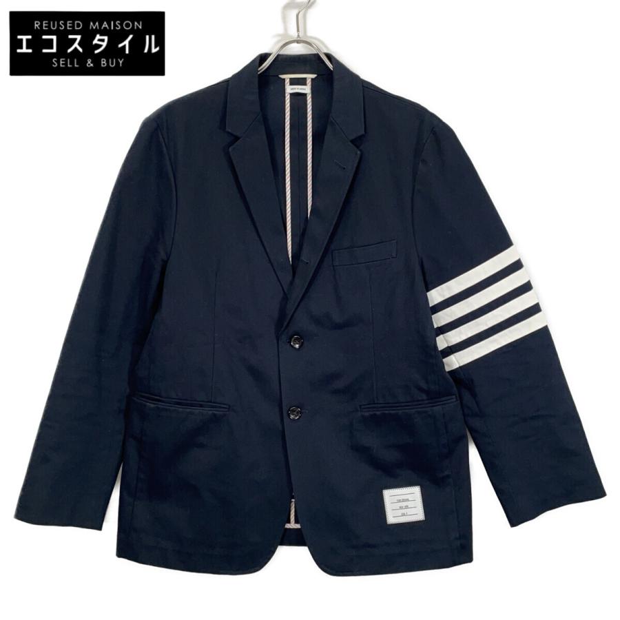THOM BROWNE トムブラウン MJU490A 03788415 ネイビー コットンツイル 