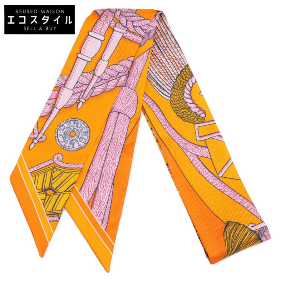 HERMES エルメス 新品同様 ズアヴとドラゴン ツイリー スカーフ