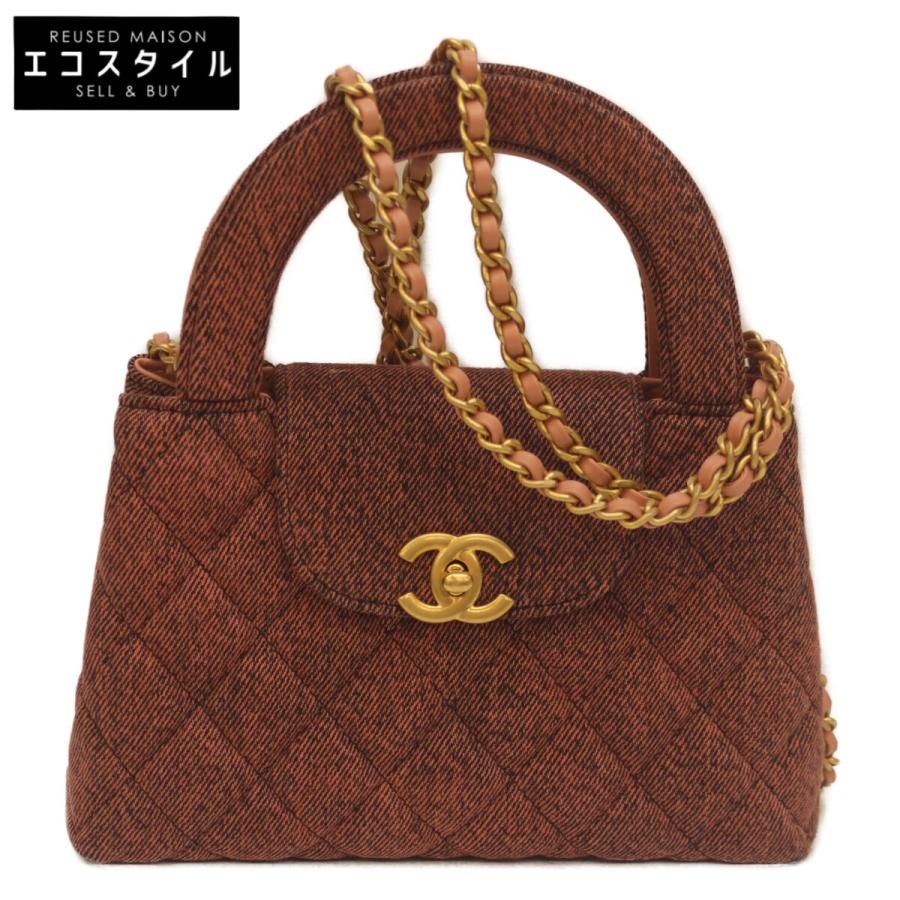 CHANEL シャネル AS4416 ピンクデニム ミニショッピング 2WAYミニ 