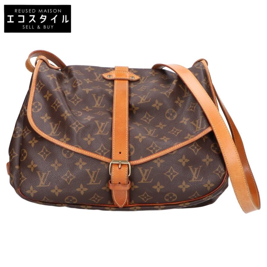 ルイヴィトン モノグラム ソミュール35 ショルダーバッグ M42254 LOUIS VUITTON ルイヴィトン 95年 M42254 モノグラム ソミュール35