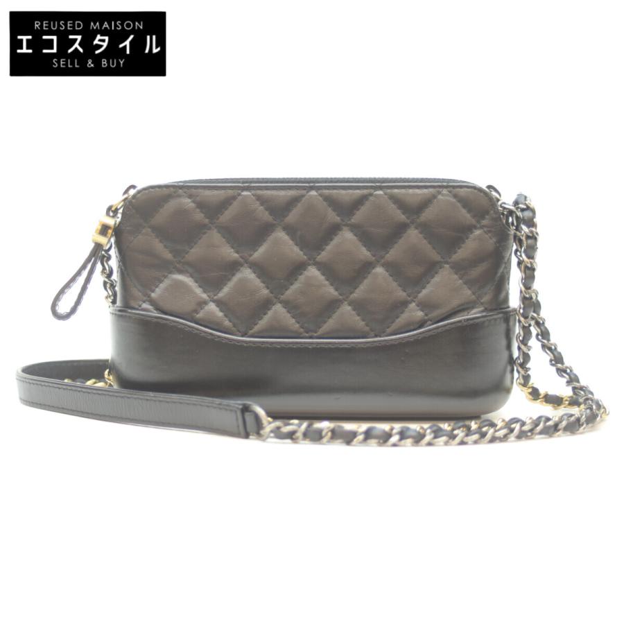 中古 シャネル CHANEL A94505 23番台 レディース ショルダーバッグ ブラック/ベージュ エイジドカーフスキン CHANEL - 中古 シャネル CHANEL A94505 23番台 レディース ショルダー