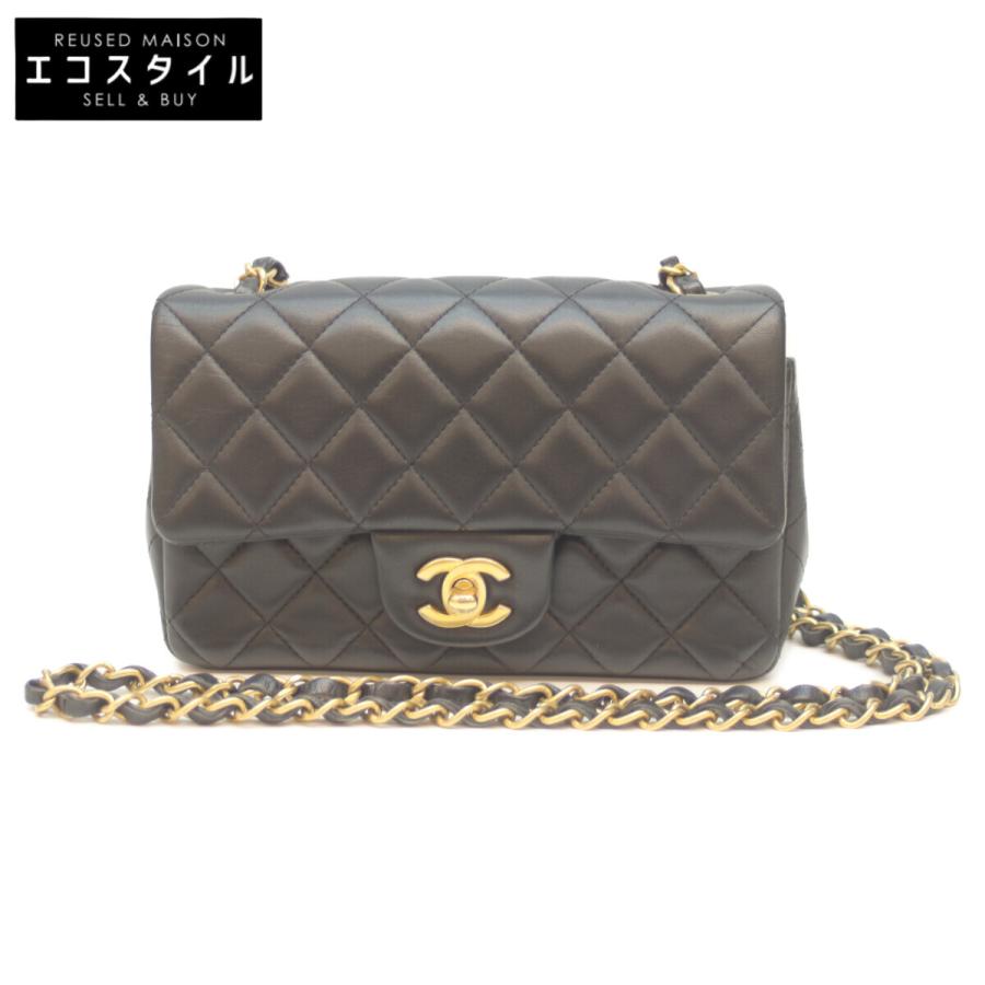 CHANEL（シャネル） 27番 A69900 黒 G金具 ラム ミニマトラッセ20