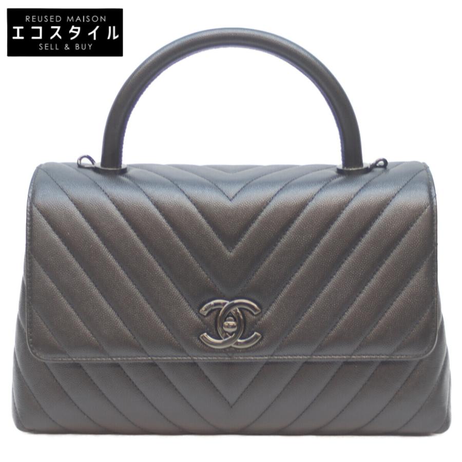 CHANEL（シャネル） ブラック A92991 ソーブラック金具 キャビア