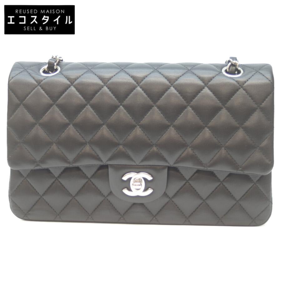 中古 シャネル CHANEL A01112 ランダムシリアル レディース ショルダーバッグ マトラッセ ブラック ラムスキン CHANEL - 中古 シャネル CHANEL A01112 ランダムシリアル レディース