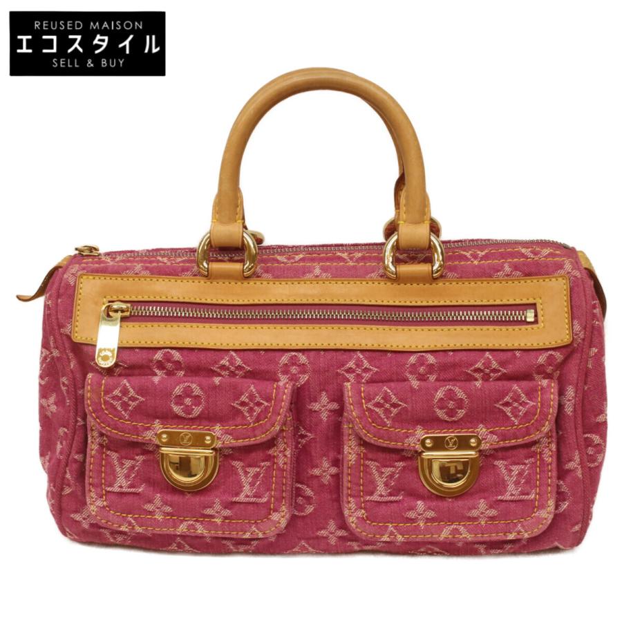 LOUIS VUITTON ルイヴィトン 06年 M95214 モノグラムデニム フューシャ