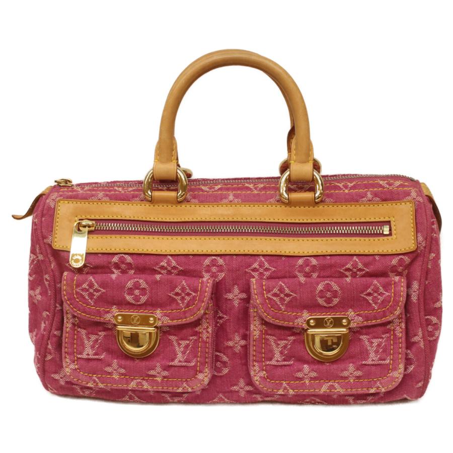LOUIS VUITTON ルイヴィトン 06年 M95214 モノグラムデニム フューシャ