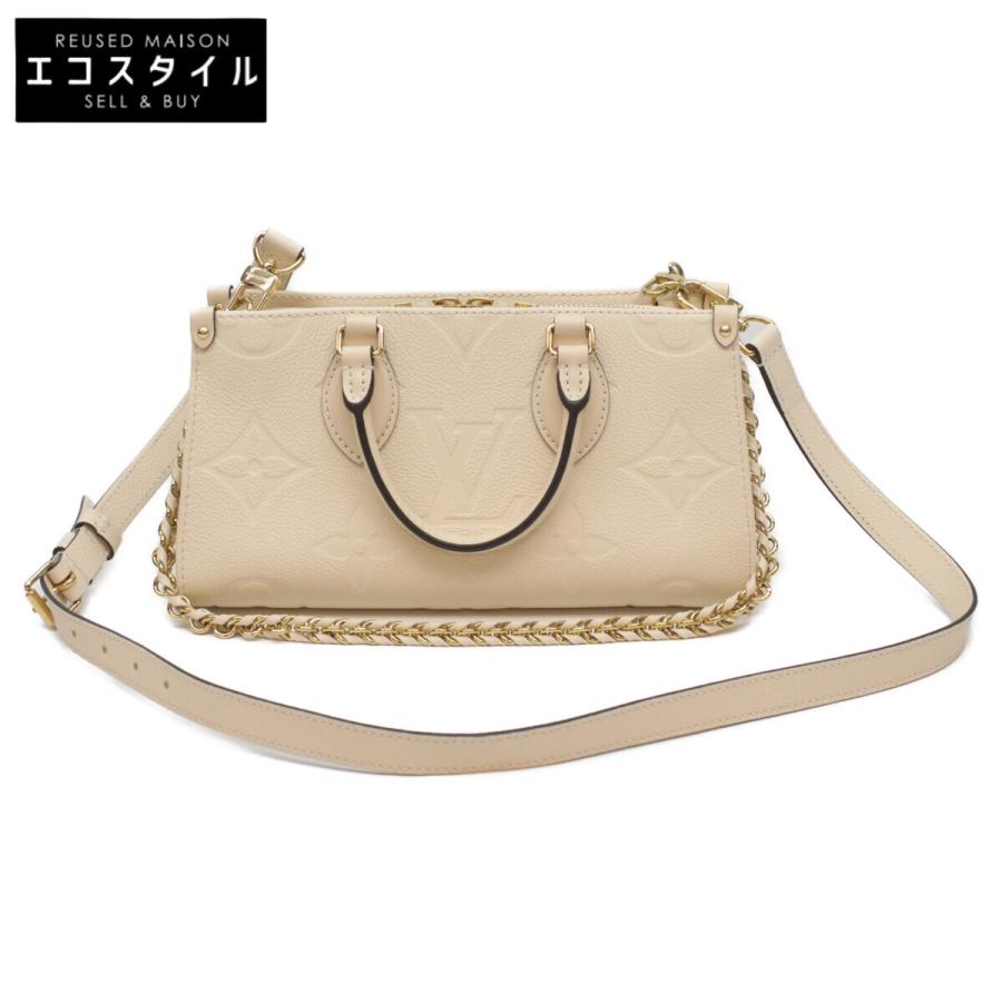 ルイ・ヴィトン LOUIS VUITTON オンザゴーEW M23698 クレーム アンプラント レディース ショルダーバッグ LOUIS VUITTON ルイヴィトン M23698 モノグラムアンプラント クレーム