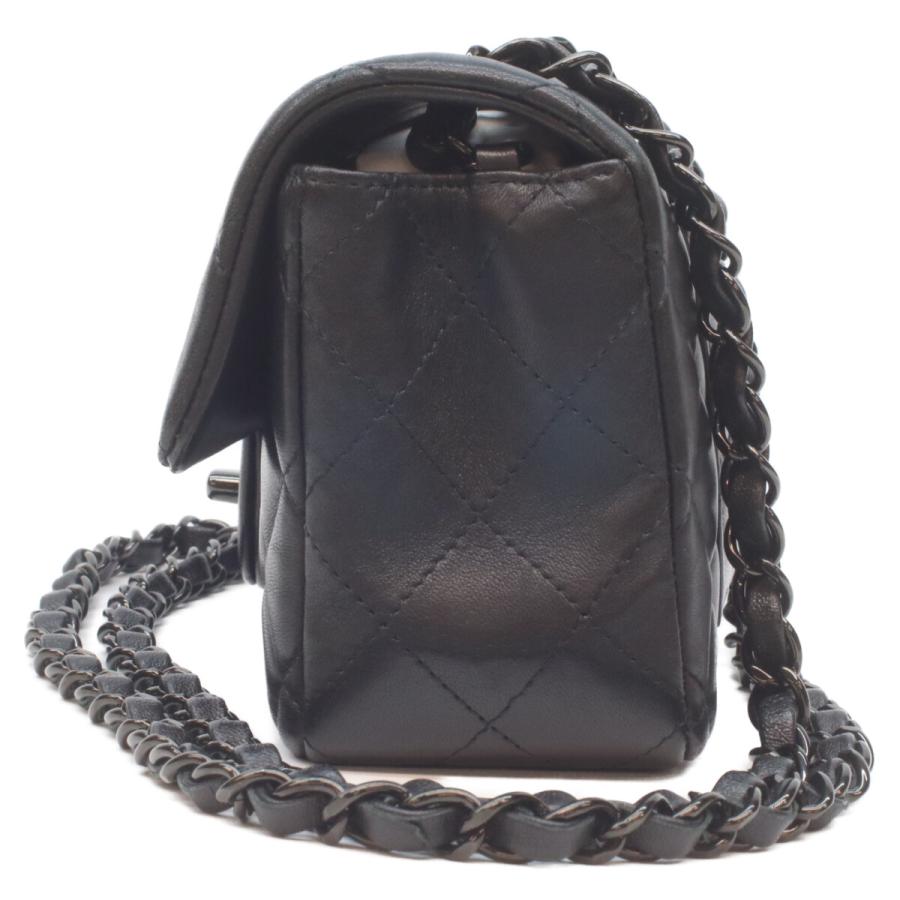 CHANEL シャネル A69900 ラム ソーブラック ミニマトラッセ20 ショルダーバッグ レディースの画像
