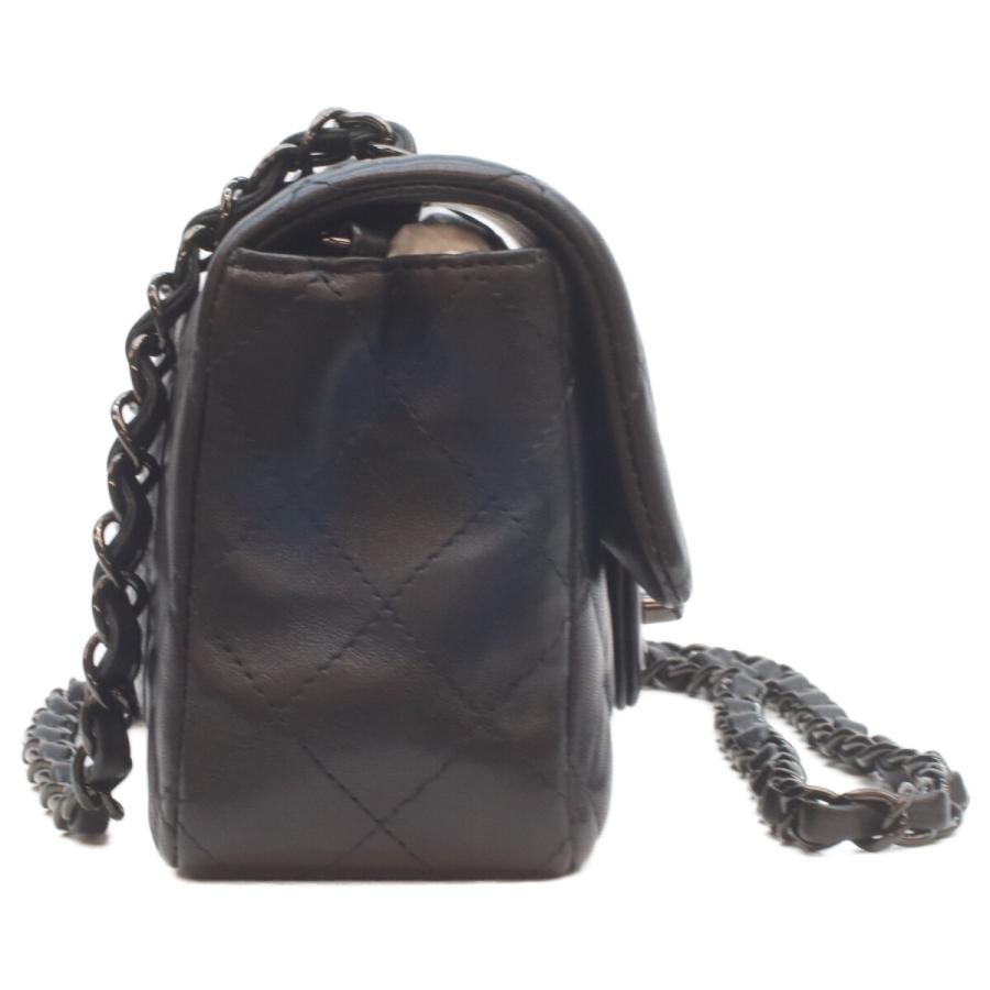 CHANEL シャネル A69900 ラム ソーブラック ミニマトラッセ20 ショルダーバッグ レディースの画像