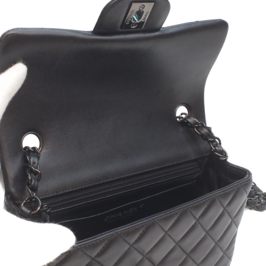 CHANEL シャネル A69900 ラム ソーブラック ミニマトラッセ20 ショルダーバッグ レディースの画像
