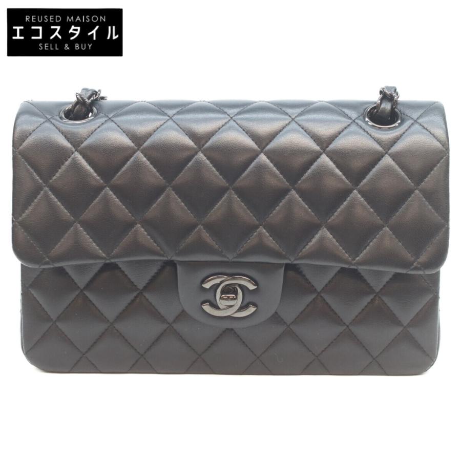 CHANEL（シャネル） A01113 黒 ブラック金具 ソーブラック ラムスキン