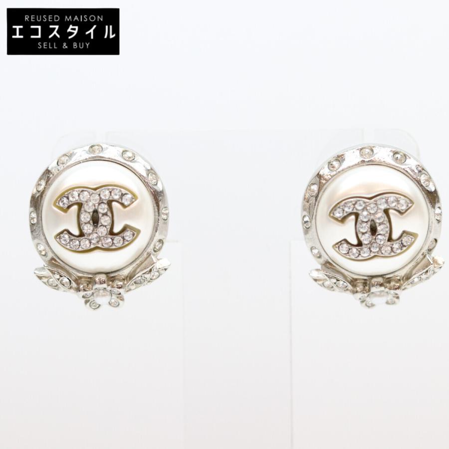 CHANEL（シャネル） C21B シルバー パール ラインストーンココマーク