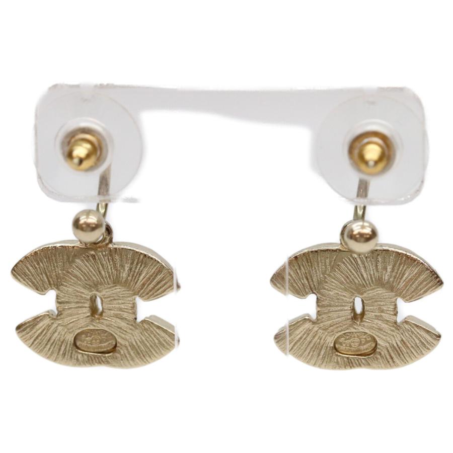 CHANEL（シャネル） 08P ゴールド レッドココマーク フープピアス