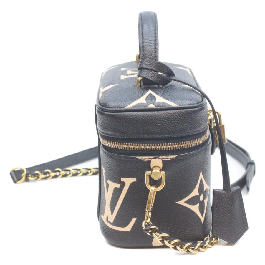 LOUIS VUITTON ルイヴィトン M45780 バイカラー ノワール モノグラムアンプラント ヴァニティPM ショルダーバッグ レディース_11